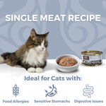 Rabbit Cat Food: Limited Ingredient Diet Rabbit Au Jus for Cats