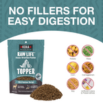 Freeze-Dried Raw Topper Elk & Venison Recipe for Dogs and Cats