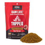 Freeze-Dried Raw Topper Beef Recipe for Dogs and Cats