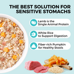 Limited Ingredient Wet Bland Diet Lamb & White Rice Recipe for Dogs