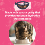 Poké Bowl Tuna & Shrimp Entrée in Gravy for Cats