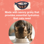 Poké Bowl Tuna & Salmon Entrée in Gravy for Cats