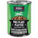 Pike Place Platter Slow Cooked Stew Beef & Salmon Recipe for Dogs